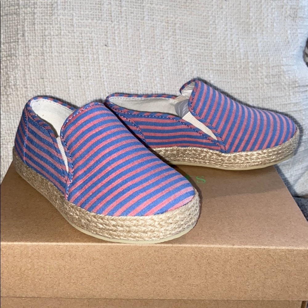 Child seersucker espadrilles